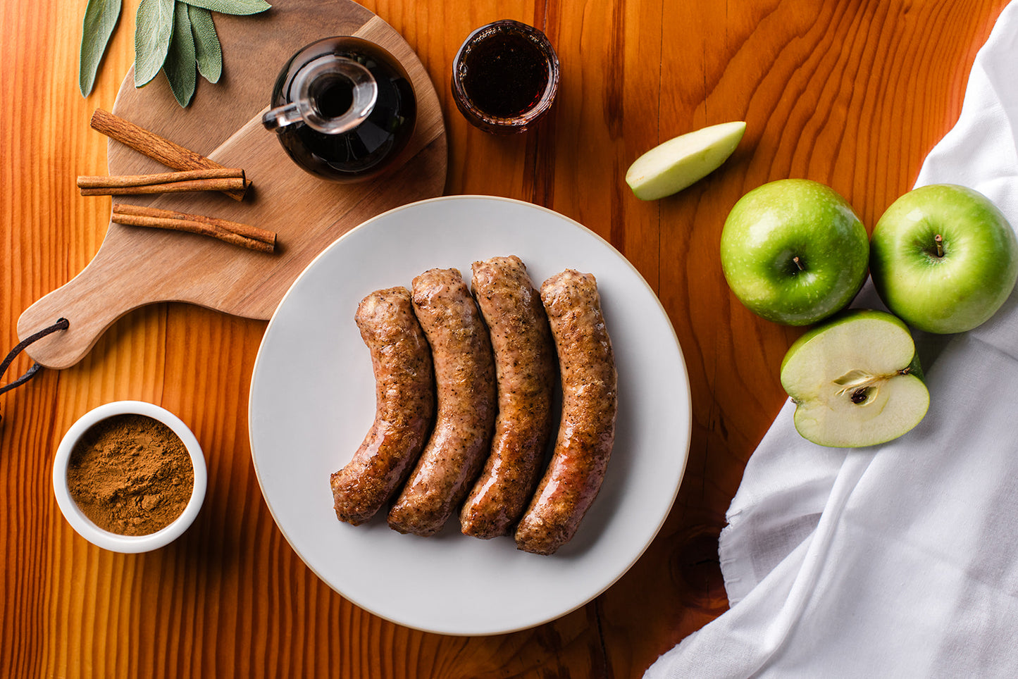 Maple Apple Sausages