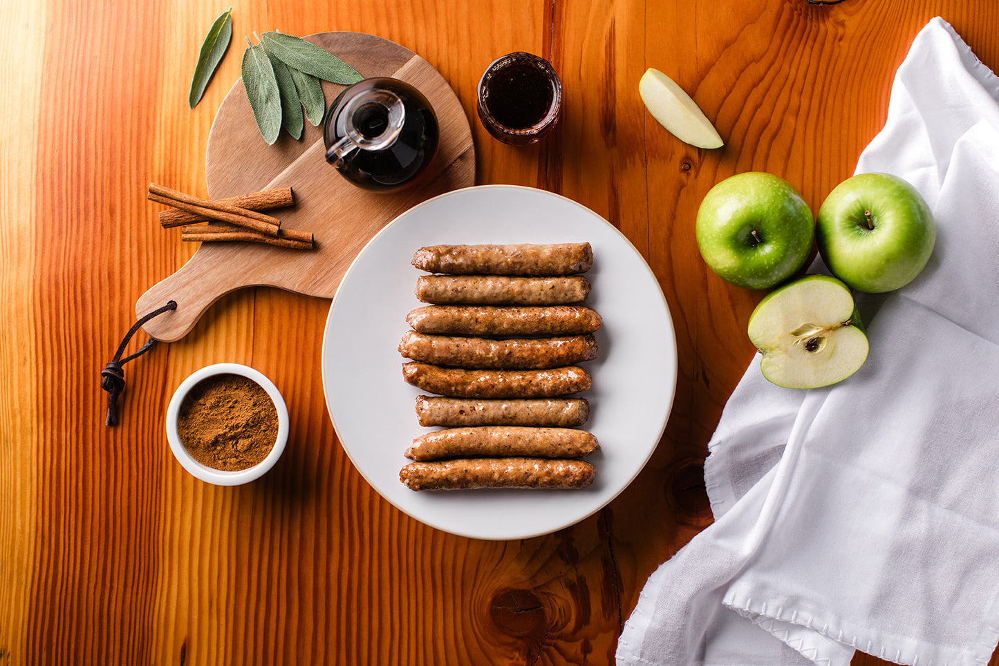 Maple Apple Breakfast Sausages