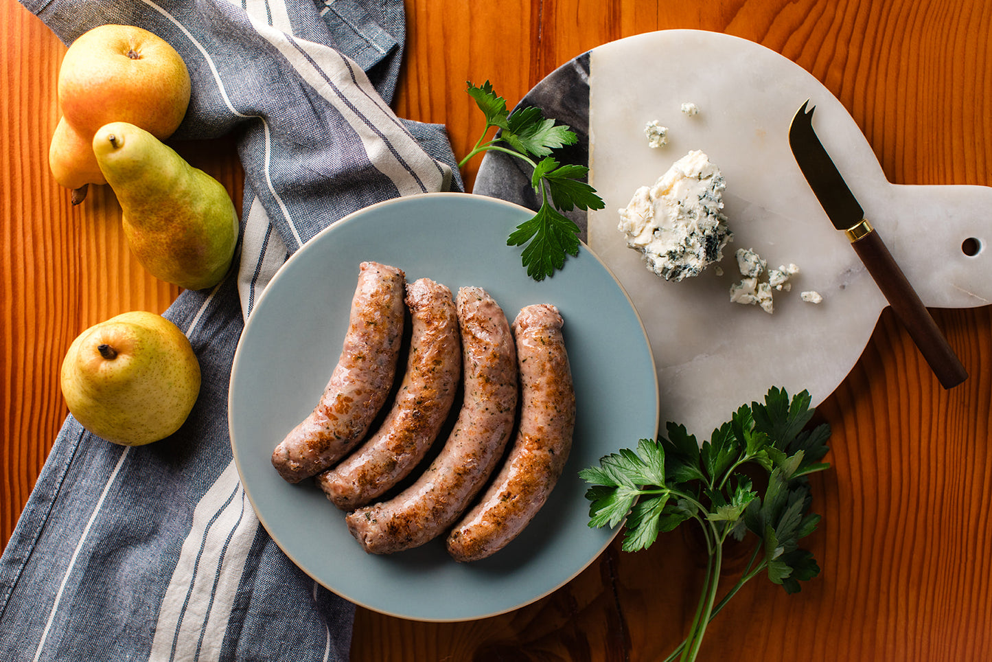 Pear & Blue Cheese Sausage