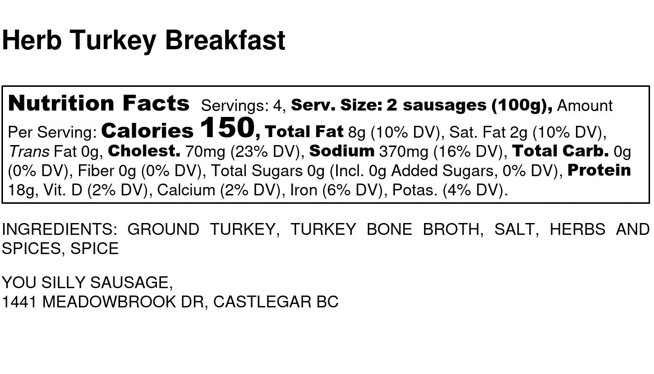 Holiday Herb Turkey Breakfast