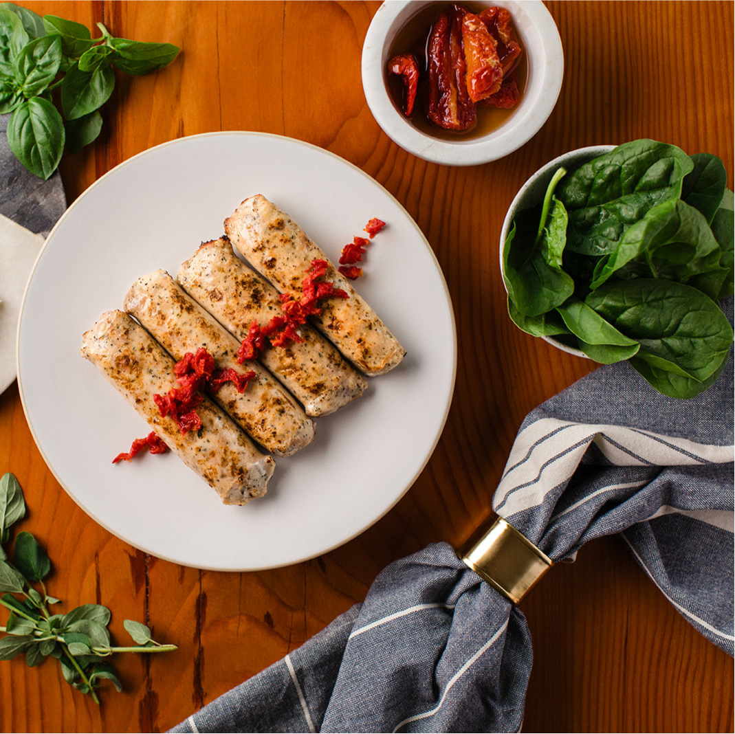 Turkey Tuscan (Sundried Tomato & Spinach) Sausages